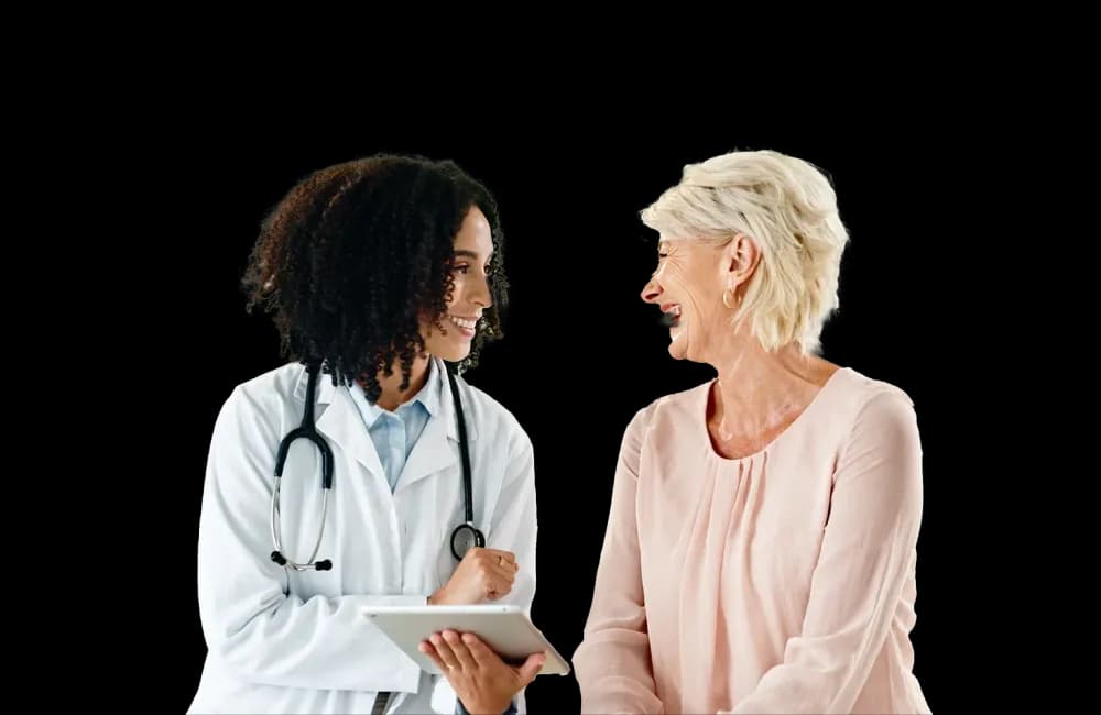 Medico e anziano